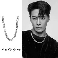 Style Jia Feel Couple Male Steel Not Trendy Style Titanium Same as High-End Baier Accessories Cuban 