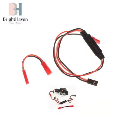 RC Car Winch CH3 3 Ways Control Line Panel Remote Controller Receiver Cable 3CH For 1/10 RC Crawler 