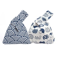 【Direct From Japan】YFFSFDC Yukata Japanese Pattern Pouch Set of 2, Small Bags, Japanese Style Drawst