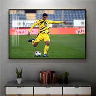 Bellingham 2024 ภาพตกแต่งเรียบง่ายแบบโมเดิร์น ภาพโปสเตอร์ CR7 วินิเชียส ภาพวาดติดผนัง ภาพวาดตกแต่งบ้
