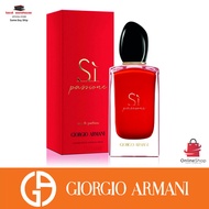 【วรรคเดียวกันในห้าง】Armani Si Passione EDP 100ml Perfume SPRAY for women with Sealed box