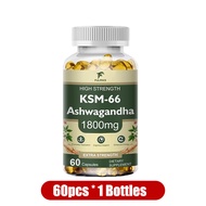 Fulimiks KSM-66 Ashwagandha 120 Vegan Capsules - Increases Strength& Endurance Help Calm Mind Calm M
