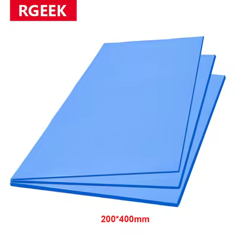 RGEEK High quality 6.0 W/mK 200*400mm Thermal conductivity CPU Heatsink Cooling Conductive Silicone 