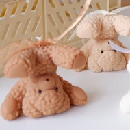 LILIN Reverse Bear Decorative Candle | Bear Scented Candle | Korean Candle Pillar | Candle Pillar Wa