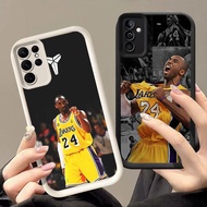 GK-60 NBA Kobe Silicone Black White Casing for Samsung M15 A54 A55 S21 FE 5G 4G