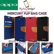 Oppo F11 Pro F11 F9 F7 F5 F1s R9s Mercury Wallet Flip Bag Case