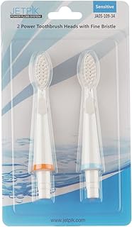 JETPIK Sonic Toothbrush Tip for Sensitive Teeth, 2-Pack