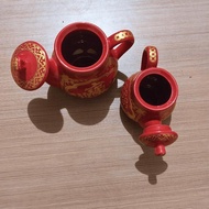 Mj Ceramic Prayer Brewing Kettle Tall Puja Teapot/ Prayer Brewing Kettle/