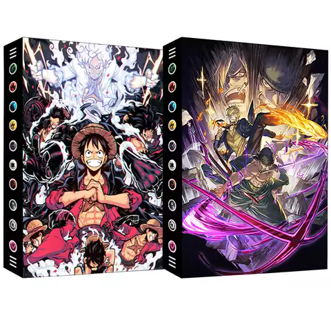 ONE PIECE Monkey D. Luffy Roronoa Zoro 240pcs Card Album Book Game Card Holder Binder PTCG VMAX Game