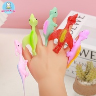 Set of 10 fun wall-shooting dinosaurs, Ho Lo Kids silicone entertainment toys