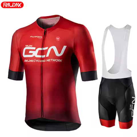 RAUDAX GCN Professional Cycling Team 2023 Summer Cycling Clothing Man’s Short Sleeve Mountain Bike C