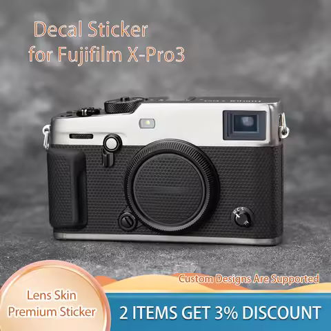 X Pro3 Camera Skin Decal Cover Film X Pro2 for X-Pro2 Skin Wrap Covered Decal Skin for Fufjilm Fuji 