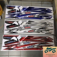 Stiker sticker body stripe cover set (1) honda wave125x wave 125x w125x ultimo by ain