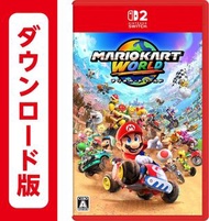 任天堂 - Switch 2 瑪利歐賽車世界 遊戲下載卡 | Mario Kart World Download Card (香港版, 中文/ 英文 /日文)
