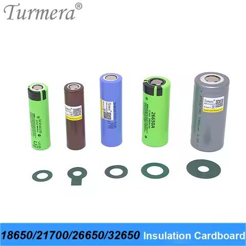 18650 Battery Insulator Insulation Ring Adhesive Cardboard Paper for 18650 21700 26650 32700 Lifepo4