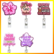 Funny 2. Nylon Cord Badge Holder Scratch Resistant 1.Acrylic Retractable Badge Reel2. Nylon Cord Bad