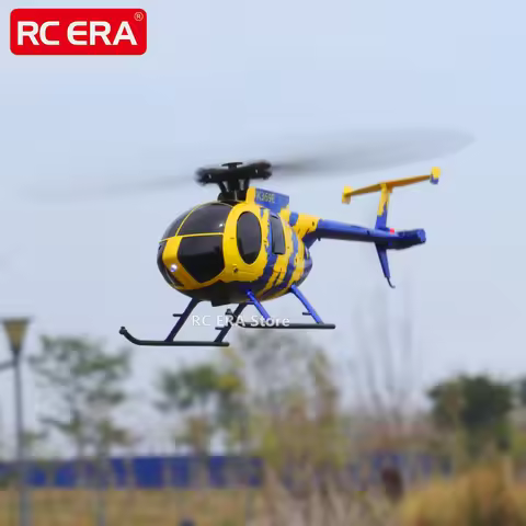 RC ERA C184 Mini MD500 with Optical Flow Sensor Scale Micro RC Helicopters for Adults Beginner Remot