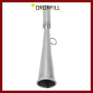 ORORFILL Handheld Foghorn, Silver 304 Stainless Steel Boat Fog Horn, Loud Signal Removable Mouthpiec
