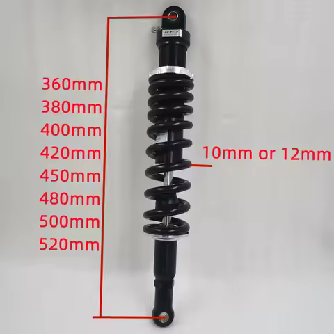 10mm 12mm spring 380mm/400mm/420mm/430mm/440mm/450mm/480mm/500mm/520mm ATV Shock Absorber for HONDA