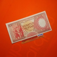 UANG LAMA UANG KUNO 100 rupiah pekerja merah