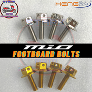 Mio Heng Footboard Big Head Flower Bolts for Soulty, M3, Sporty, Soul, MXI, Gravis and ETC