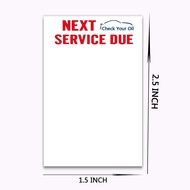 Oil Change Thermal Label Printer Check Your Oil Thermal Stickers 1.5×2.5 Inch Next Service Thermal P