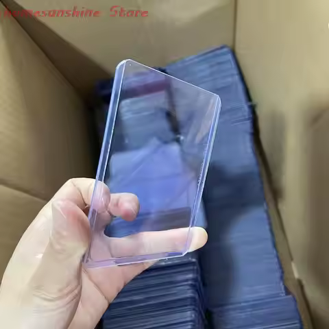 Reversible 3-inch Hard Card Holder Clear Laminated Ultraman Yu-Gi-Oh! Game Collector Ferrule