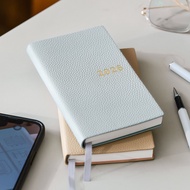 2026 September August-2025 September A6 Weekly Planner Soft Leather Surface Notepad Portable Portabl