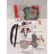 Complete 7-item package eccentric gear yamaha Mio m3 Mio z Mio s soul gt 125 Fino 125 X ride 125 par