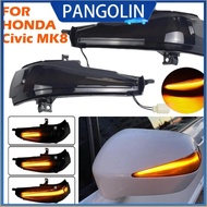 PANGOLIN Side Mirror Sequential Turn Signal Light 2Pcs (Left and Right) for Honda Civic Mk8 Sedan FD