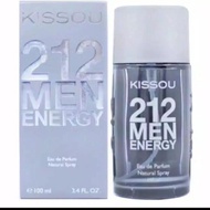 READY ~ KISSOU 212 MEN ENERGY EAU DE PARFUM 100ML - PARFUM KISSOU 212