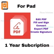 PDF Edit Convert Combine for PAD 1 Year Subcription i-Device