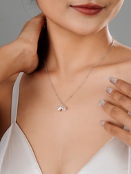 Vachana - Two Lily of The Valley Sterling Silver Necklace