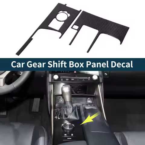 UXCELL Car Gear Shift Box Panel Decal for Lexus IS IS200t IS250 IS300 IS300h IS350