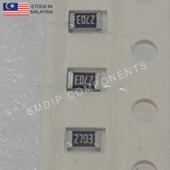 10PCS Taiwan-Grade 270k ±1%, 0805 SMD Resistor (2703)