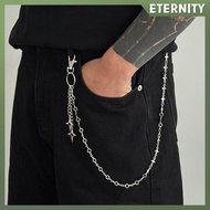 ETERNITY HipHop Goth Creative Pendant Keychain Waist Belt Men Women Vintage Trouser Hipster Jeans Ch