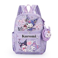Kuromi School Bag Kids Backpack Sanrio Bag Large Capacity Bag Boy Girl Primary School Bag