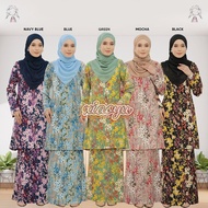 | Kurung Printed MYLERIE | Material Moss Crepe Ironless | Kain A