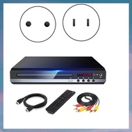 (XCTS) DVD Player 1080P HD Home DVD Player Box for TV All Region Free DVD CD-Disk Player AV-Output E