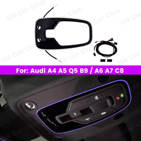 32 Colors Ambient Light For Audi A4 A5 Q5 B9 A6 A7 C8 Auto Car Roof RGB Decorative Lamp Upgrade Refi