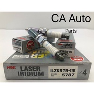 HONDA ACCORD TOA 2.4 NGK LASER IRIDIUM PLUGS(ILZKR7B-11S)5787 1SET 4PCS