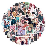 54-Piece New Cartoon Anime Yakuza Fiance Graffiti Stickers - Fun DIY Decor Stickers for Phone Cases,