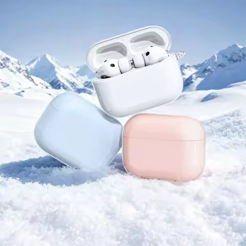 TPU PC Case for AirPod Pro 3 with Keychain& Soft TPU Shockproof Protective Case Cover for AirPod Pro