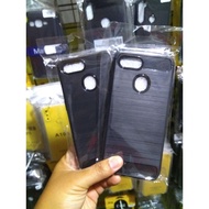 CARBON CASE OPPO A12 SOFT CASE OPPO A12 CARBON FIBER OPPO A12 BLACK