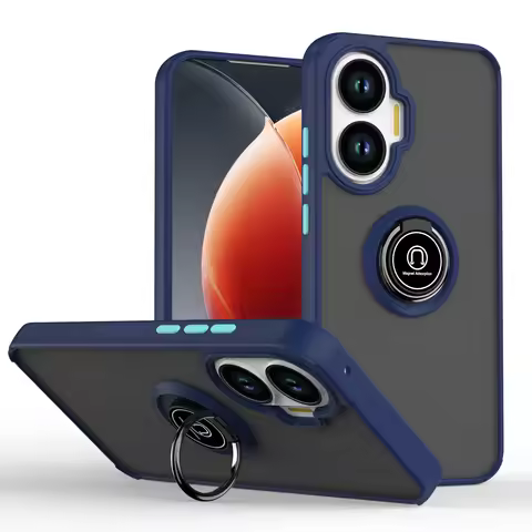Shockproof Matte Case For POCO F7 X7 X6 Pro 5G Magnetic Ring Holder Cover for POCO F6 F5 X5 X4 X3 Pr