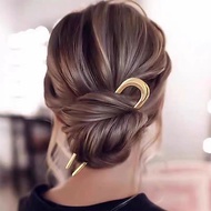 OPENMALL Simple U-Shaped Metal Hairpins French Style Hair Sticks Fashion Women's Hair Jewelry Access