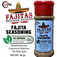 Fajita Seasoning Fajitas Mexican Multipurpose Seasoning- 45gr-Mouthwatering Fragrant & Delicious