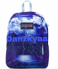 tas jansport gambar awan petir kekinian viral multifungsi sekolah cewek cowok backpack