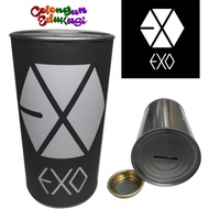 Celengan Edukasi - [READY STOCK] Celengan Kaleng Korean Kpop Karakter Unik Souvenir Kado Buka Tutup 