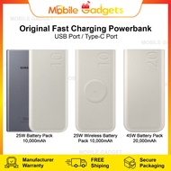SAMSUNG 15W / 25W / 45W PowerBank 10,000-20,000mAh battery pack | ORIGINAL SAMSUNG MALAYSIA NEW SET